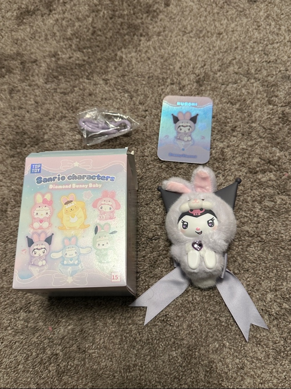 Sanrio Diamond Bunny Baby - Kuromi